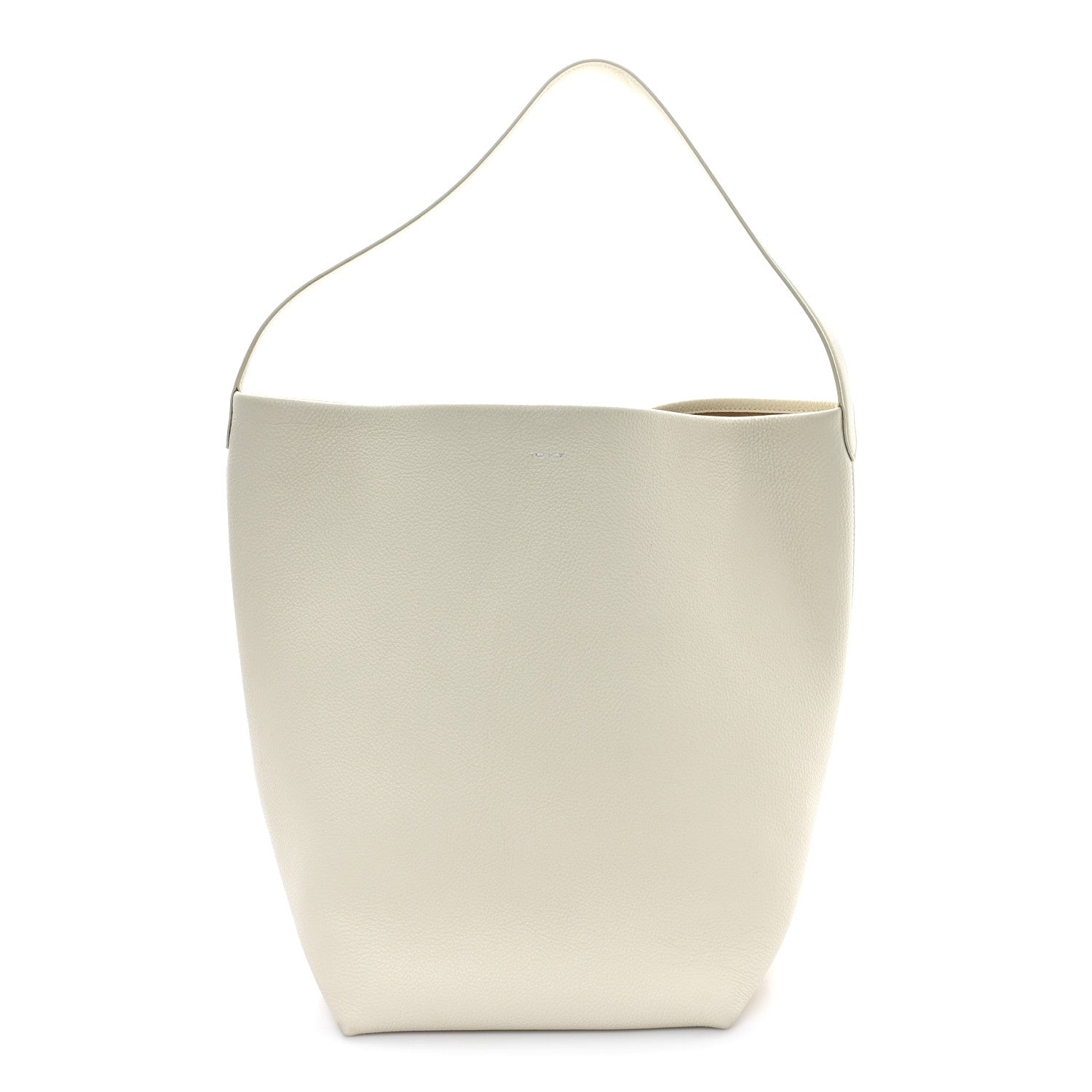 The Row Grained Calfskin Large N/S Park Tote Ivory 1 of 11
