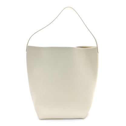 The Row Grained Calfskin Large N/S Park Tote Ivory 1 of 11
