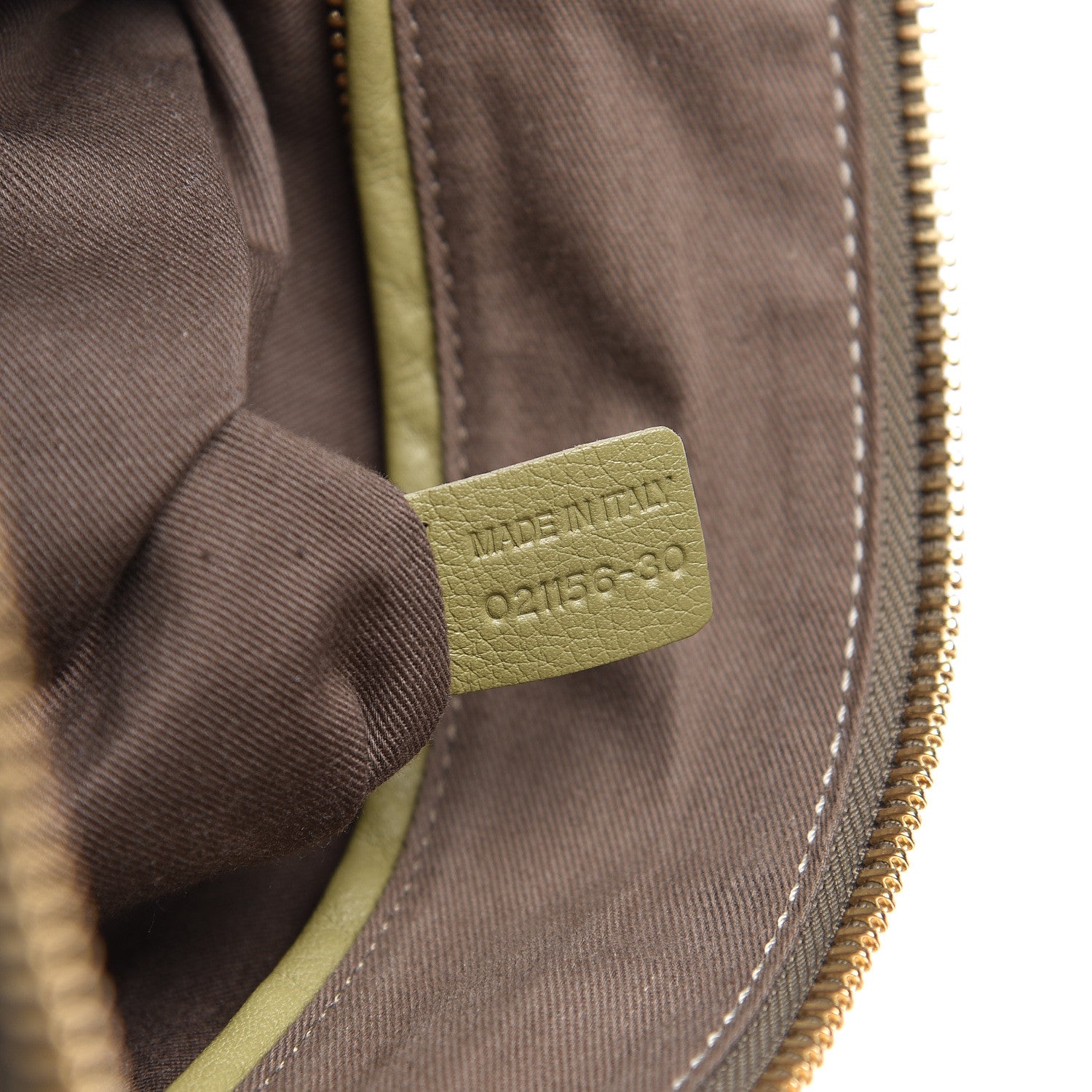 Chloe Calfskin Large Marcie Satchel Green 9 of 11