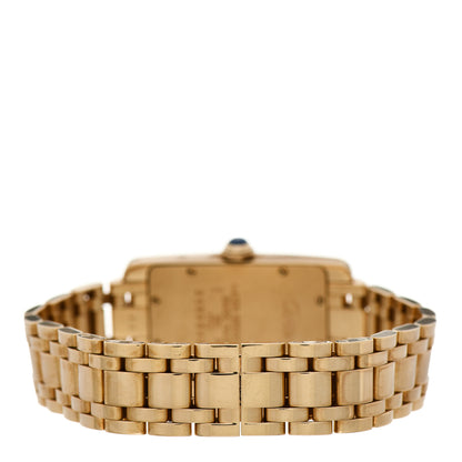 Cartier 18K Yellow Gold 19mm Tank Americaine Quartz Watch 3 of 7