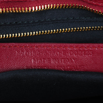 Balenciaga Shiny Goatskin Gold Metallic Edge Hardware City Rouge Brique Rouge Grenade 7 of 7