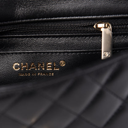 Chanel Lambskin Quilted Mini Coco Charms Rectangular Flap Black 6 of 10