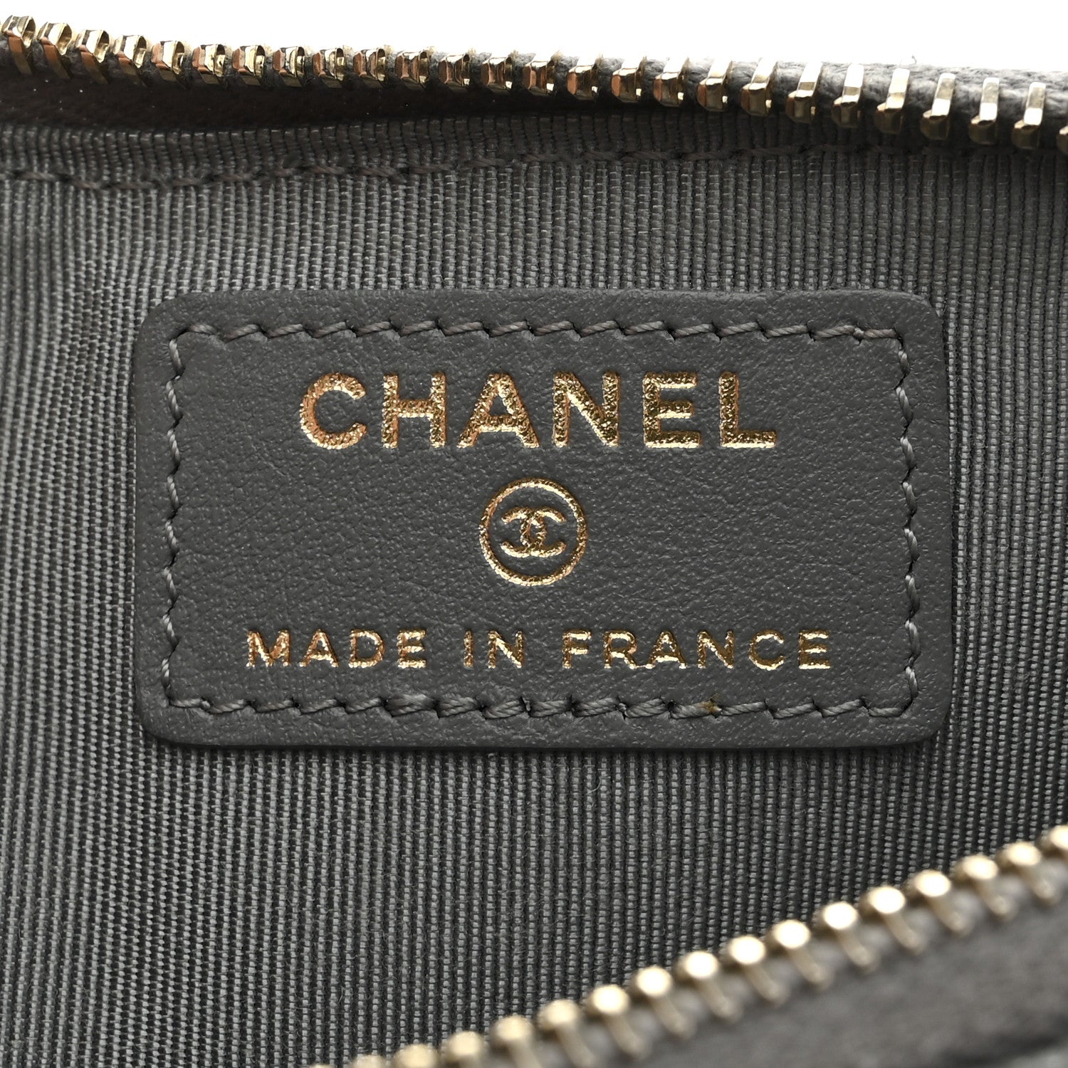 Chanel Caviar Quilted Classic iPhone Pouch Grey 6 of 8