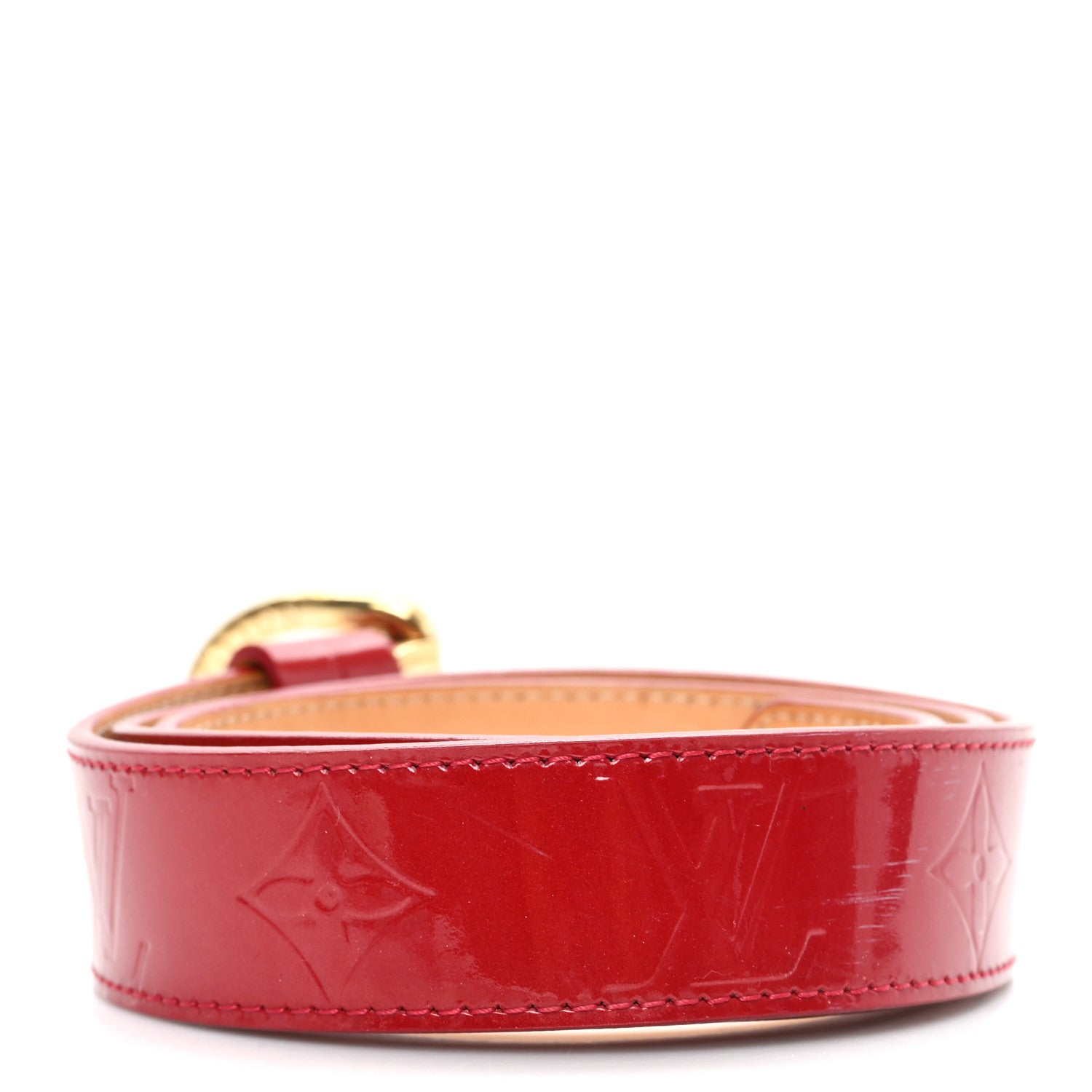 Louis Vuitton Vernis Ceinture 30mm Belt 80 32 Rouge 1862255
