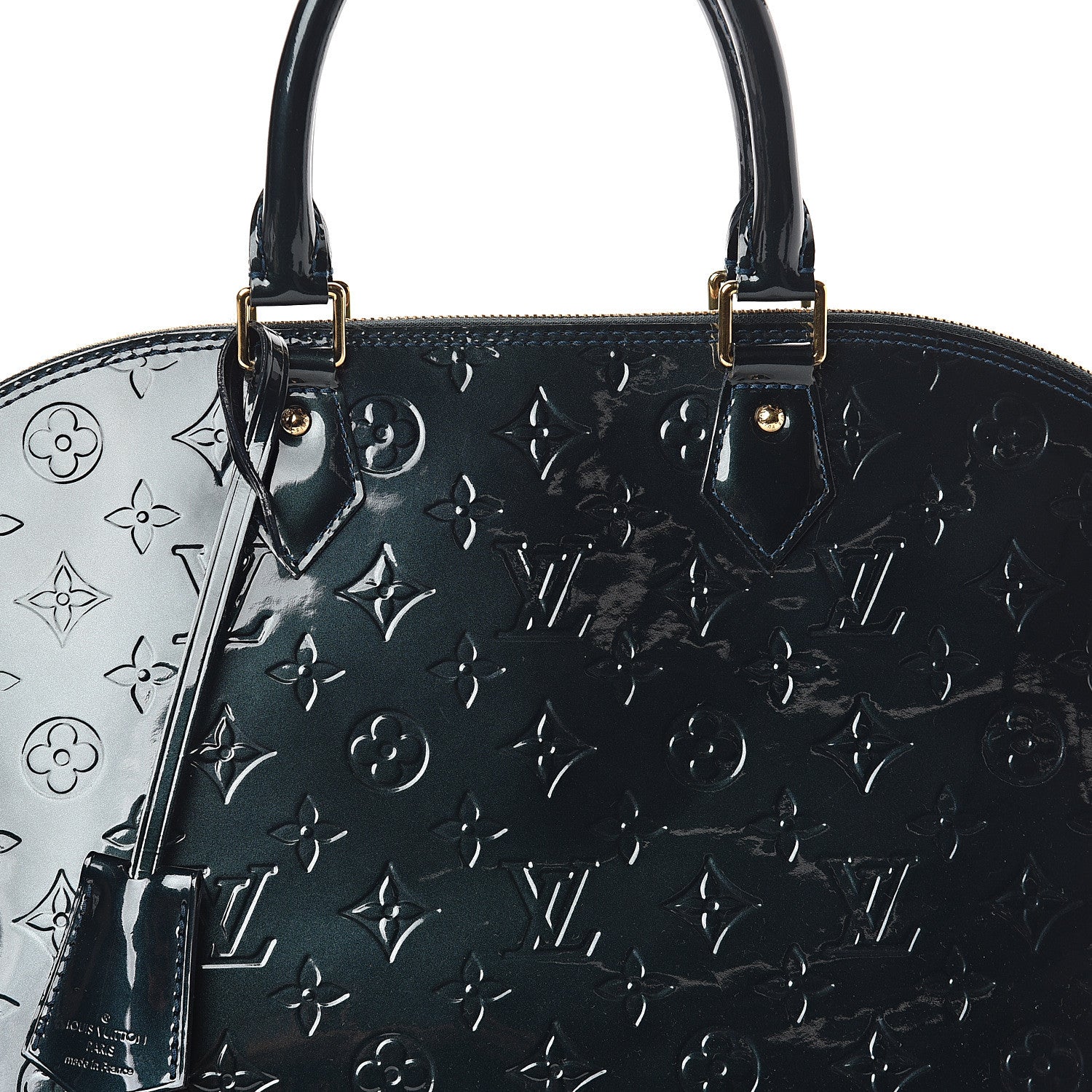 Louis Vuitton Vernis Alma GM Blue Infini 6 of 8