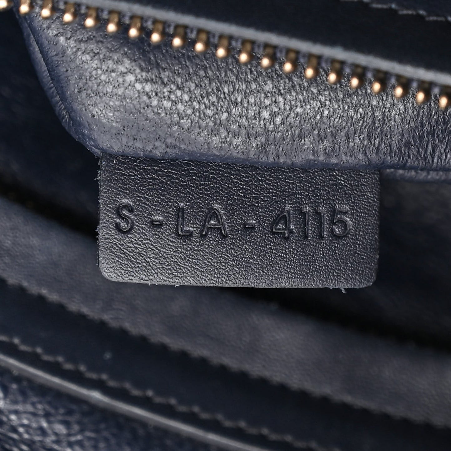 Crocodile Embossed Nubuck Medium Phantom Luggage Navy Blue
