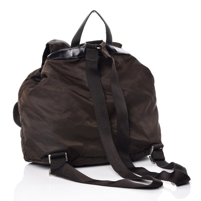 Prada Nylon Vela Small Backpack Ebano 3 of 16