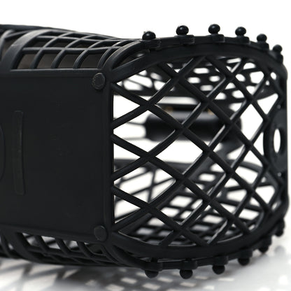Fendi Recycled Plastic Vitello Liberty Matte Small Fendi Basket Black Miele Scuro 11 of 11
