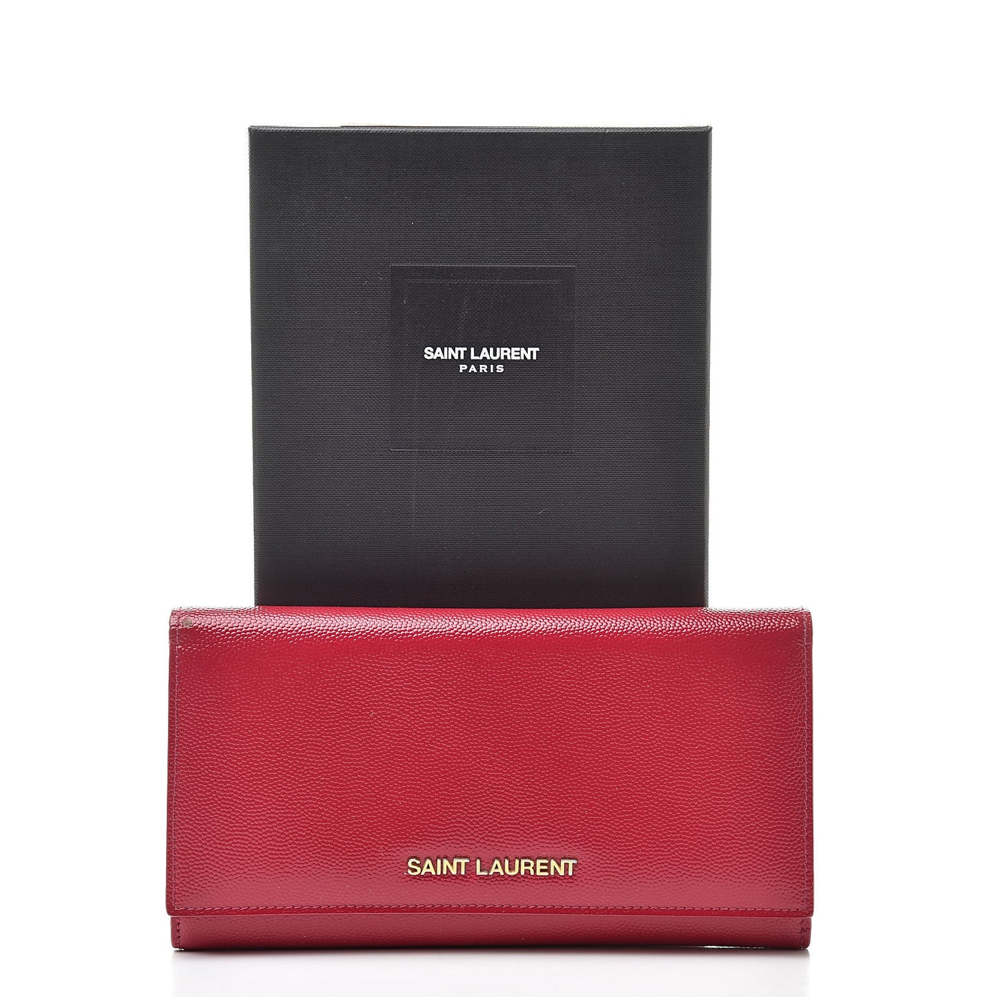 Patent Grain de Poudre Classic Large Letters Flap Wallet Bubblegum