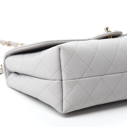 Chanel Caviar Quilted City Walk Flap Light Grey 6 of 15