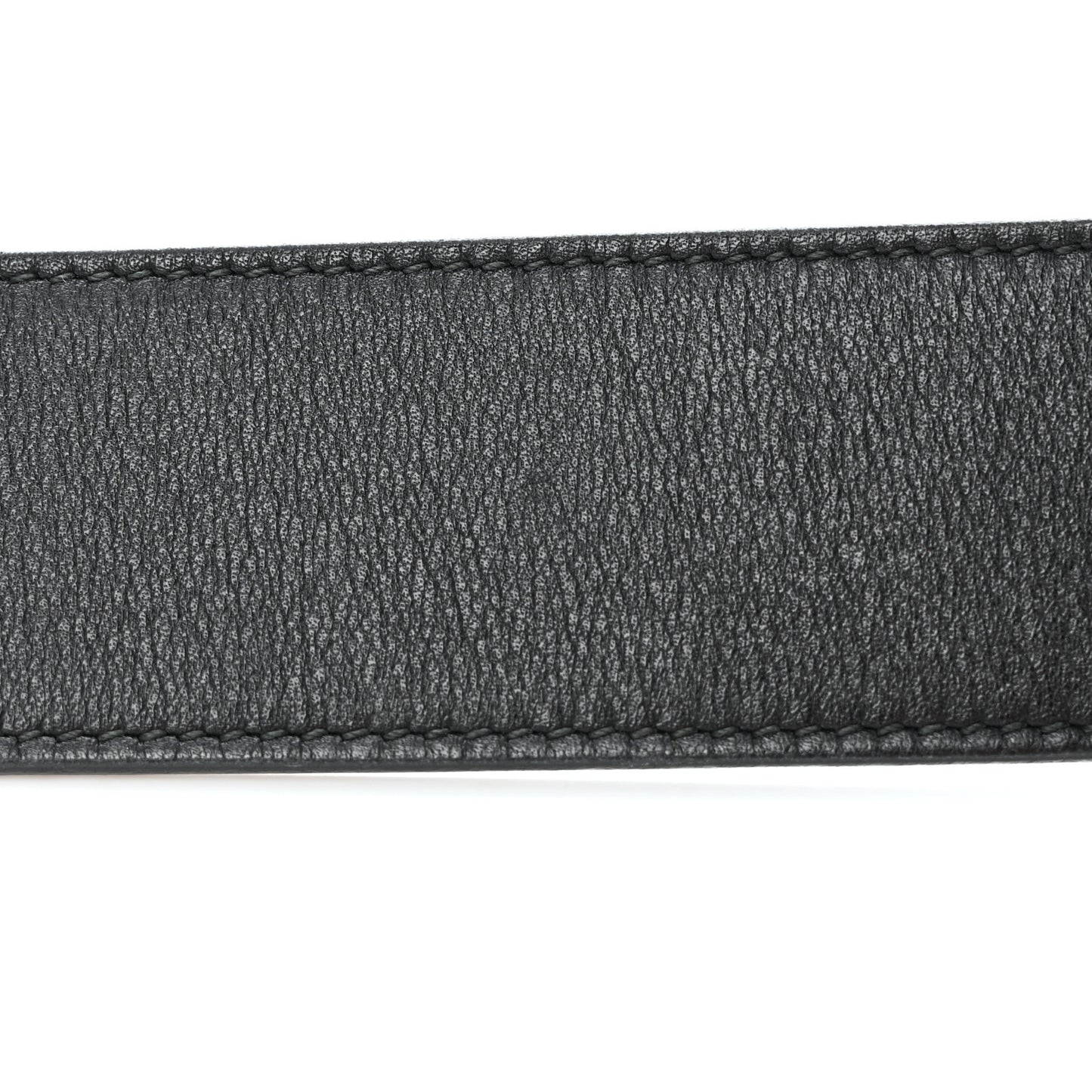 Moon Calfskin Nickel Double G 40mm Belt 85 34 Black