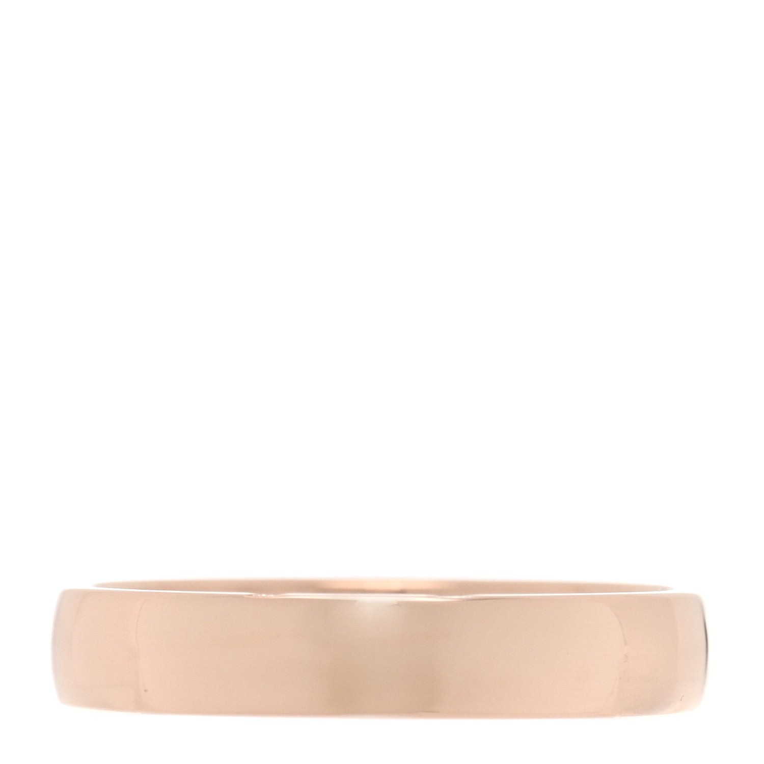 Hermes 18K Rose Gold Diamond Ever Herakles Wedding Band Ring 53 6.5 3 of 5