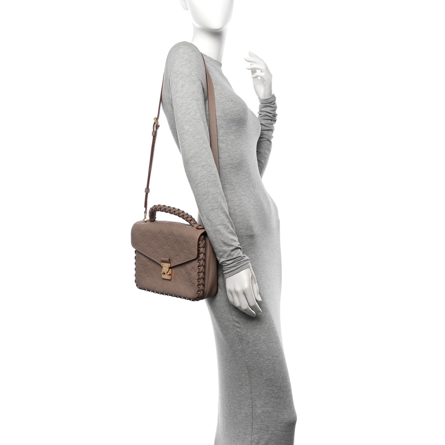 Empreinte Braided Pochette Metis Vison