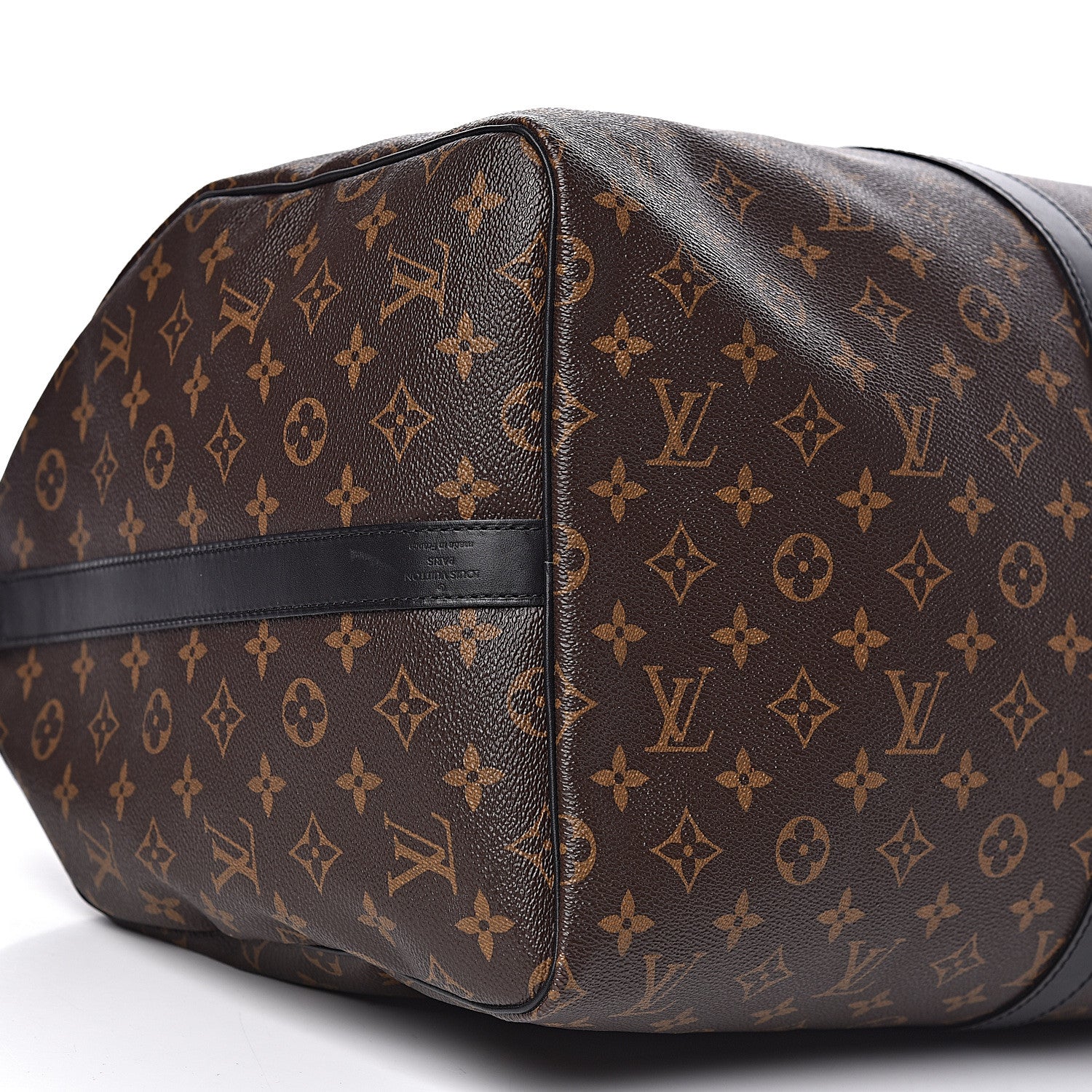 Louis Vuitton Monogram Macassar Keepall Bandouliere 55 11 of 12