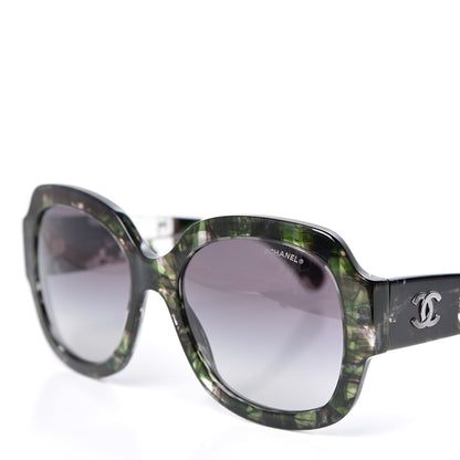 Chanel CC Sunglasses 5373 Green Multicolor 7 of 9