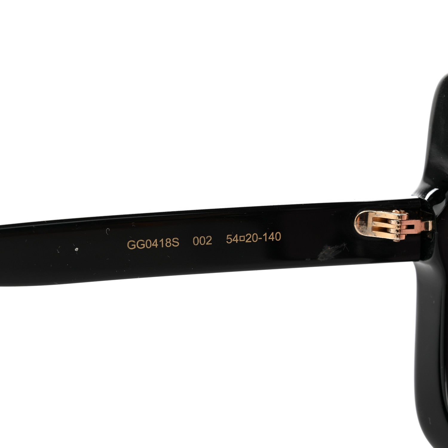Gucci Crystal Square Frame GG Sunglasses GG0418S Black Pink 5 of 7
