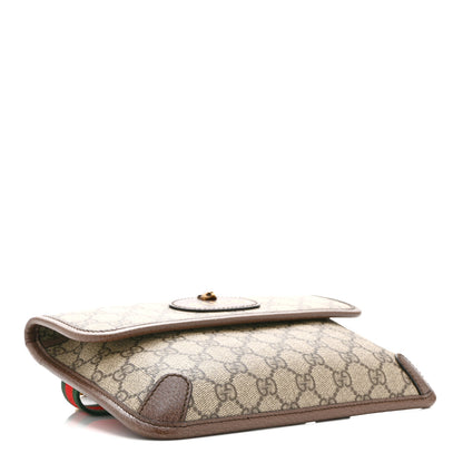 Gucci GG Supreme Monogram Neo Vintage Web Belt Bag Brown 4 of 11