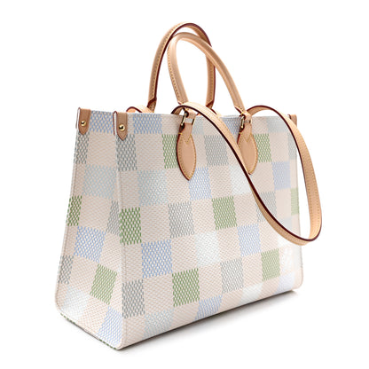 Louis Vuitton Damier Giant Onthego MM Pistachio 3 of 10