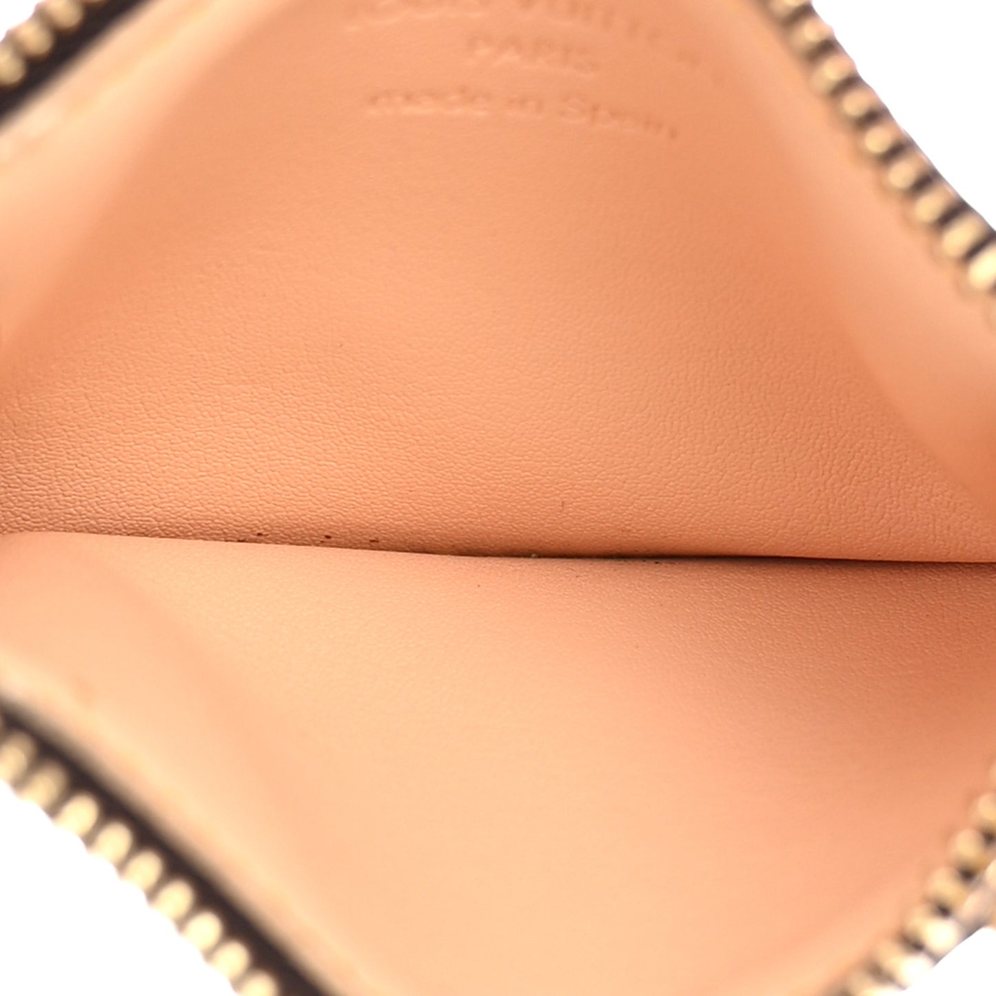 Monogram Cherry Blossom Key Pouch Brown