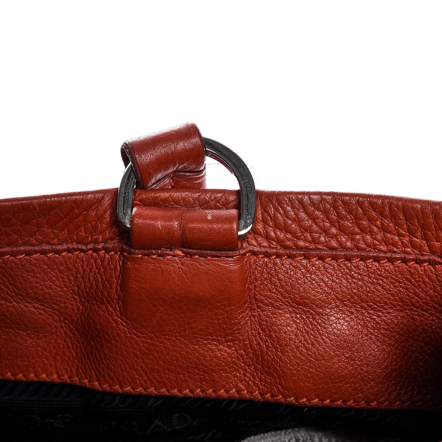 Vitello Daino Shoulder Bag Arancio