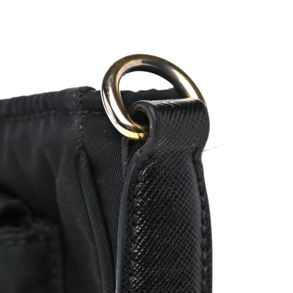 Prada Nylon Saffiano Crossbody Bag Black 12 of 18