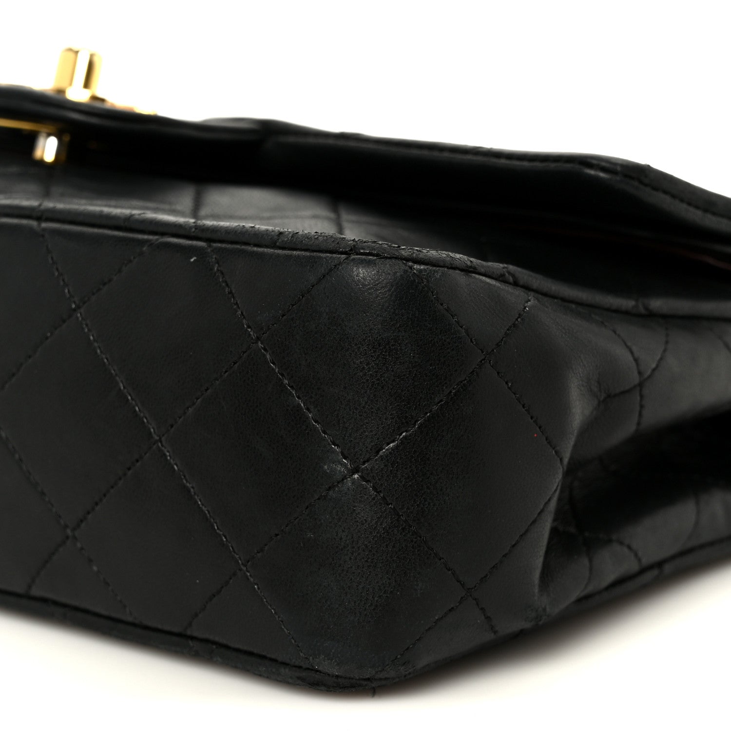 Chanel Lambskin Quilted Small Double Flap Black 12 of 12