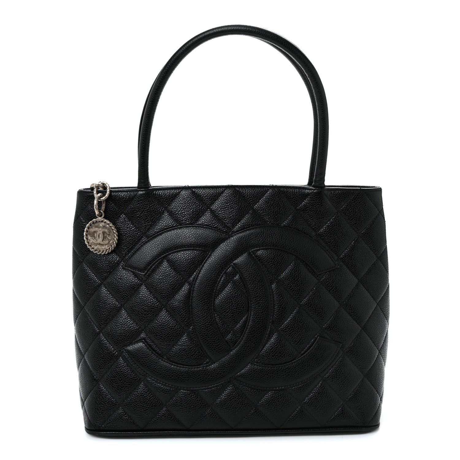 Chanel Caviar Quilted Medallion Tote Black 1 of 9