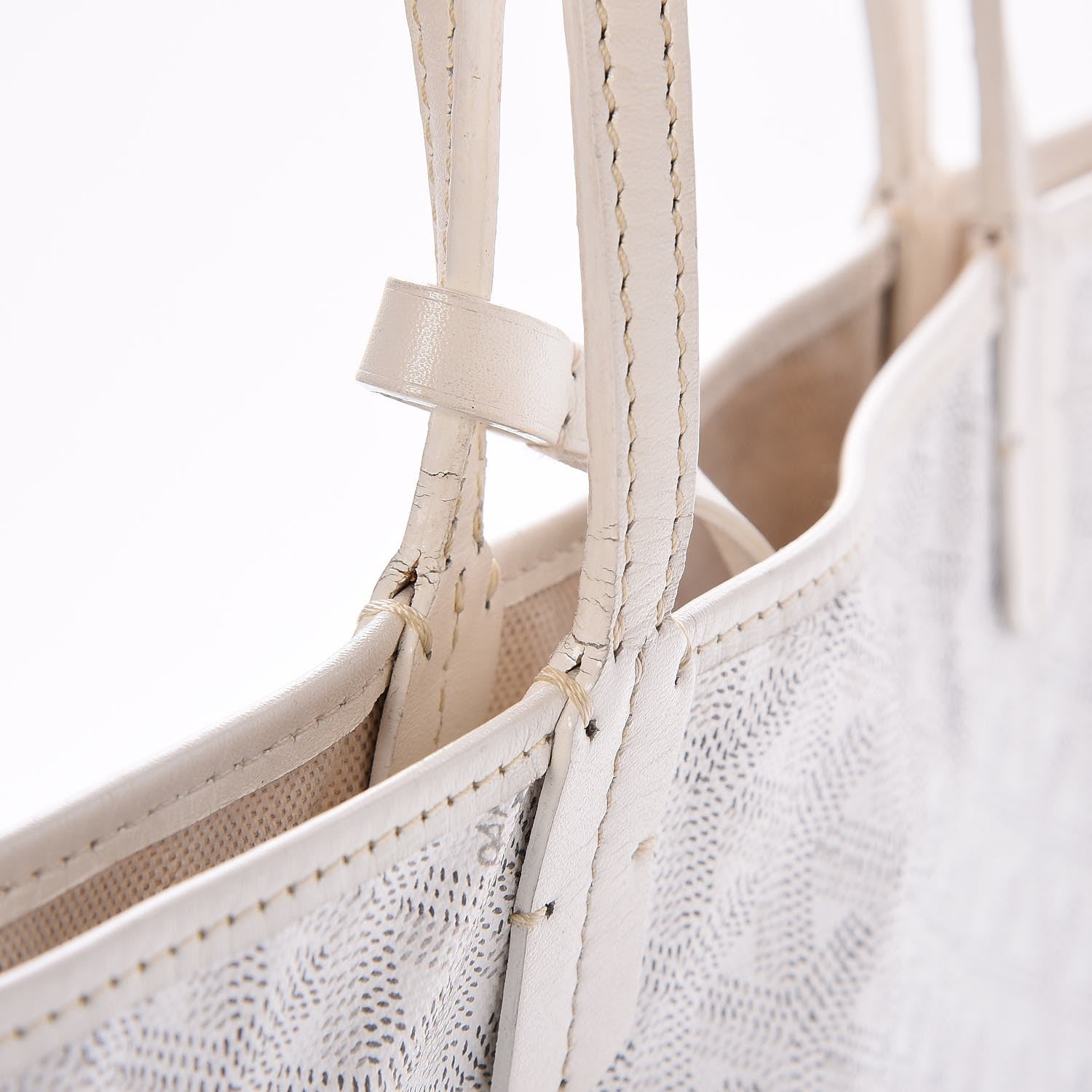 Goyard Goyardine Saint Louis PM White 6 of 14