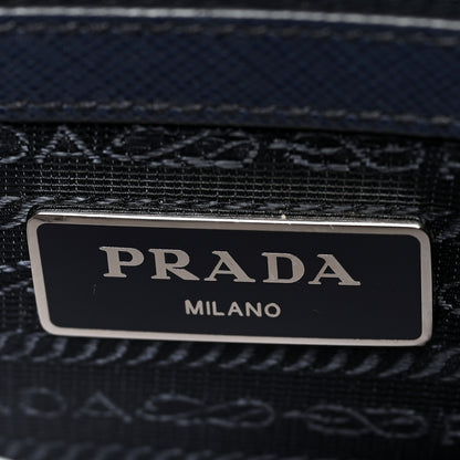 Prada Saffiano Travel Briefcase Baltico 6 of 15