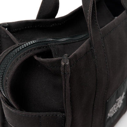 Marc Jacobs Cotton Canvas Small The Traveler Tote Bag Black 14 of 16