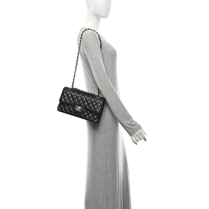 Chanel Caviar Quilted Medium Double Flap Black 2 of 10