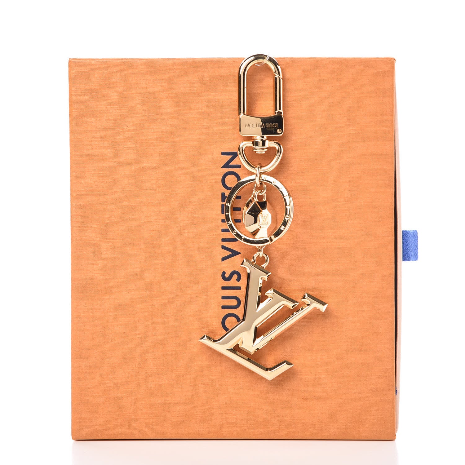 Louis Vuitton LV Facettes Bag Charm Key Holder Gold 3 of 3