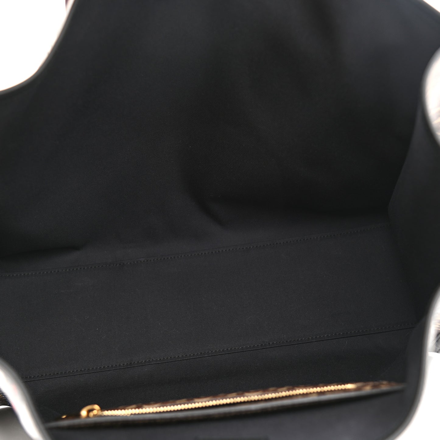 E-Canvas Monogram Stripe Book Tote Bridle Brown
