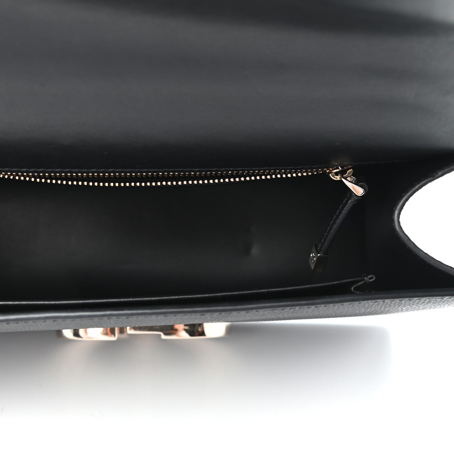 Christian Dior Grained Calfskin Embossed 30 Montaigne Chain Flap Bag Black 5 of 9
