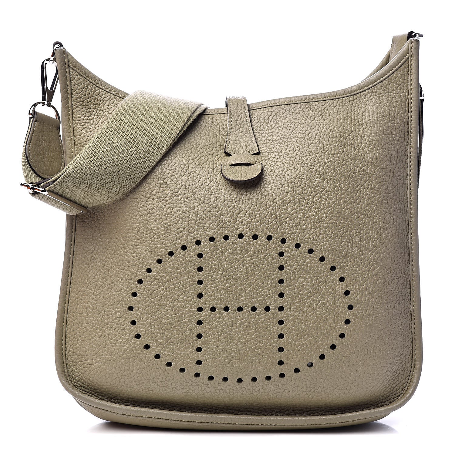 Hermes Taurillon Clemence Evelyne III PM Sauge 1 of 11