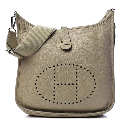 Hermes Taurillon Clemence Evelyne III PM Sauge 1 of 11