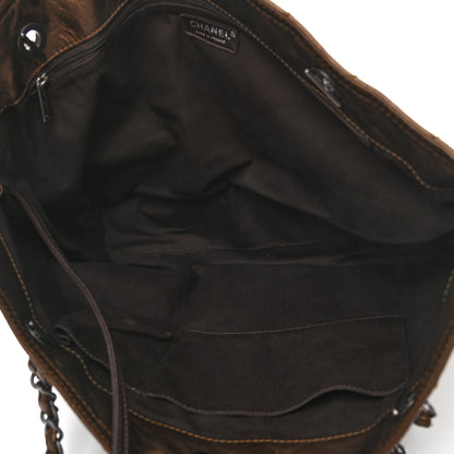 Chanel Metallic Aged Calfskin Large Shopping In Moscow Tote Bronze 5 of 9