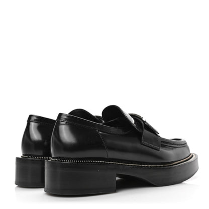 Louis Vuitton Smooth Calfskin LV Academy Loafers 36 Black 4 of 7