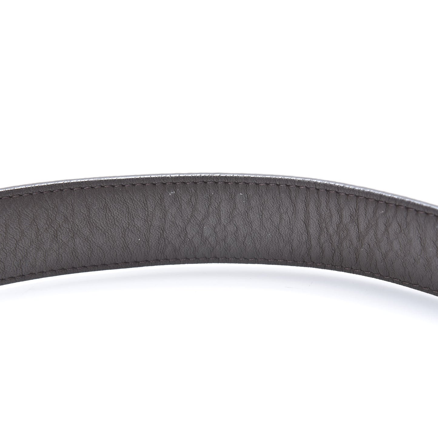 Damier Ebene LV Paris Buckle Belt 75 30 Gold