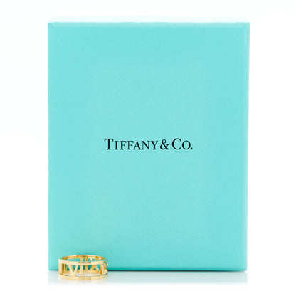Tiffany 18K Yellow Gold Atlas Open Ring 50 5.5 7 of 7