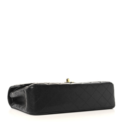 Chanel Caviar Quilted Medium Double Flap Black 4 of 10