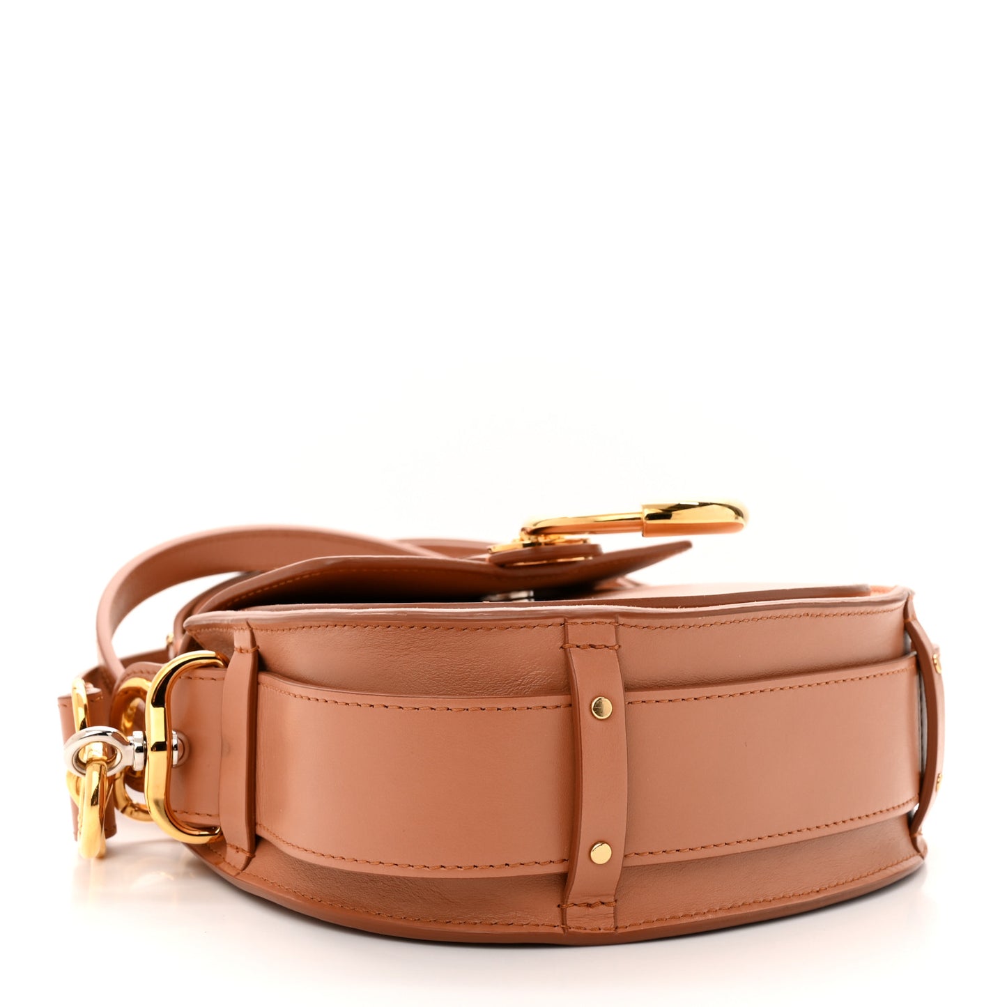 Calfskin Small Tess Bag Muted Brown