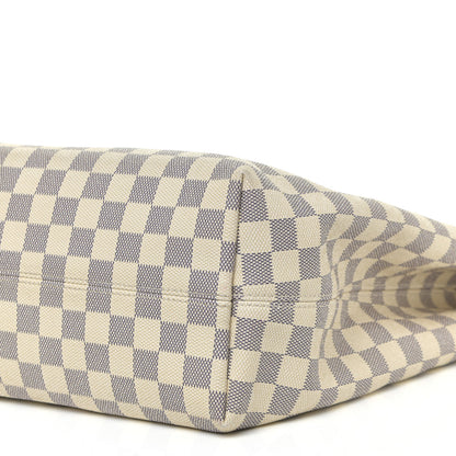 Louis Vuitton Damier Azur Graceful MM Rose Ballerine 10 of 14