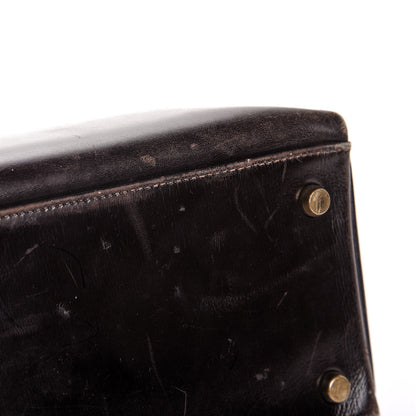 Hermes Box Kelly Retourne 32 Chocolate 51 of 53