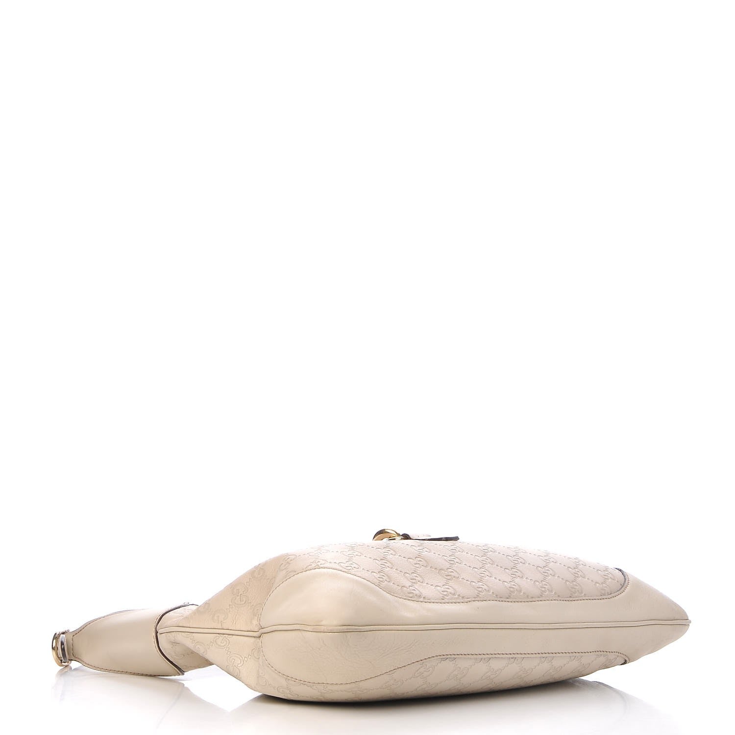 Gucci Guccissima Medium Jackie O Bouvier Hobo Off White 4 of 16