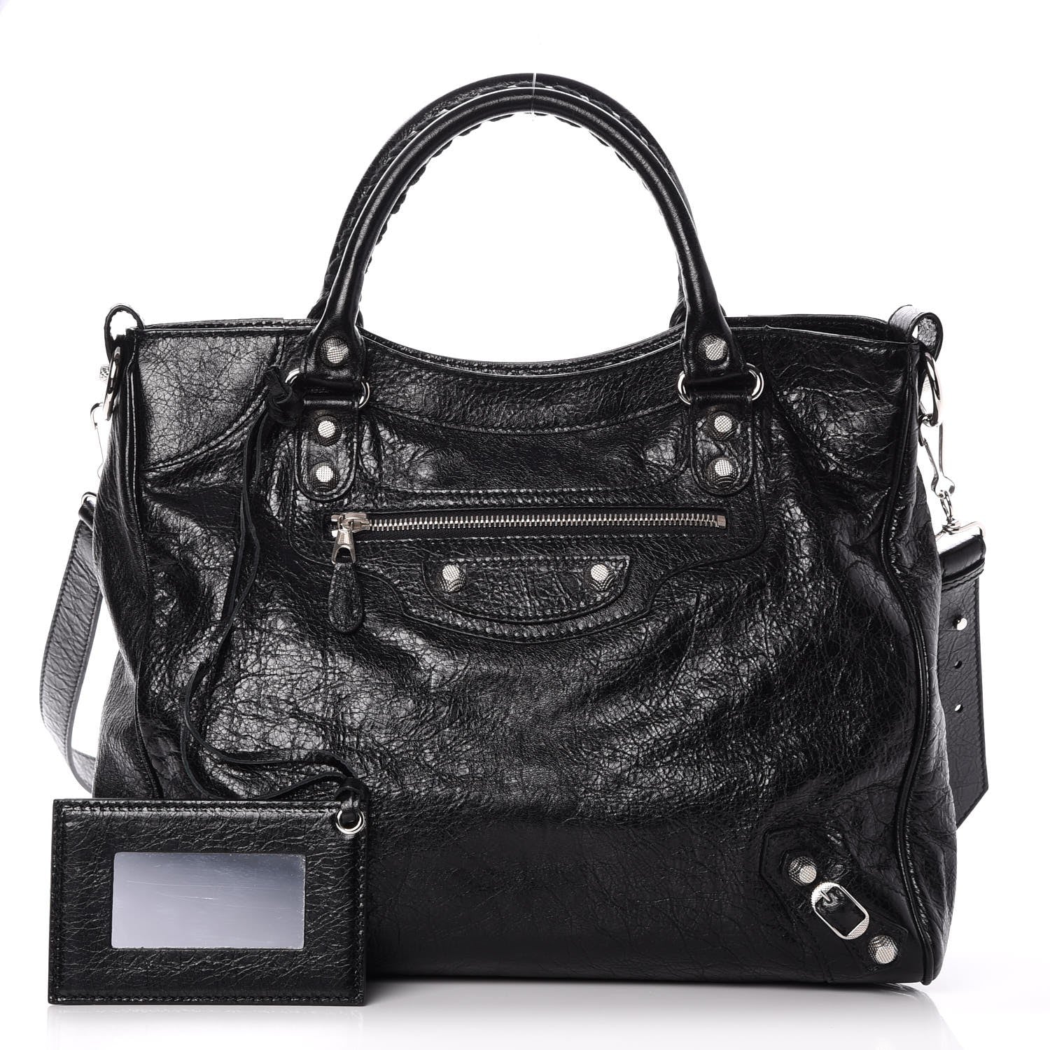 Balenciaga Agneau Giant 12 Silver Hardware Velo Black 1 of 8