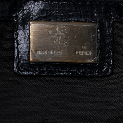 Fendi Distressed Lambskin Large Bag De Jour Tote Black 6 of 13