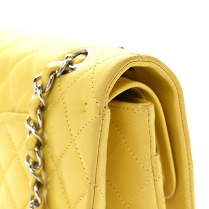 Chanel Lambskin Quilted Medium Double Flap Yellow 15 of 15
