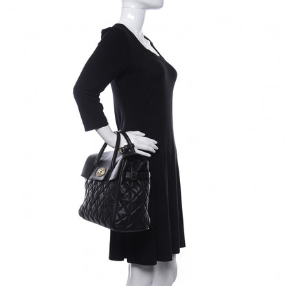 Mulberry Nappa Quilted Medium Cara Delevingne Convertible Bag Black 2 of 11