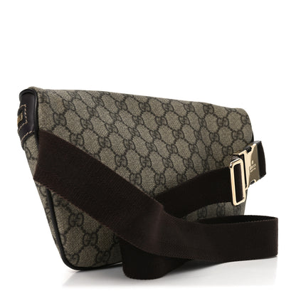 Gucci GG Supreme Monogram Belt Bag Dark Brown 2 of 9